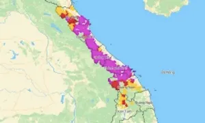 Mưa lớn, nguy cơ sạt lở đất ở Đà Nẵng, Huế và Quảng Trị Mưa lớn, nguy cơ sạt lở đất ở Đà Nẵng, Huế và Quảng Trị