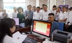 Ngày đầu vận hành thử nghiệm chính quyền hai cấp ở Bình Định