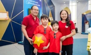 Gian hàng PNJ tại triển lãm thành tựu đất nước hút khách